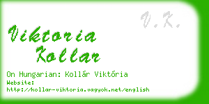viktoria kollar business card